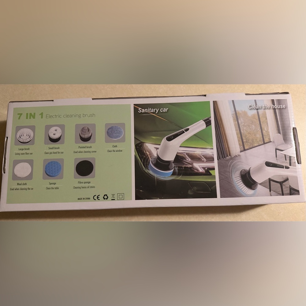 7 in 1 Electric Cleaning Brush for Home & Car - Picture 2 of 3